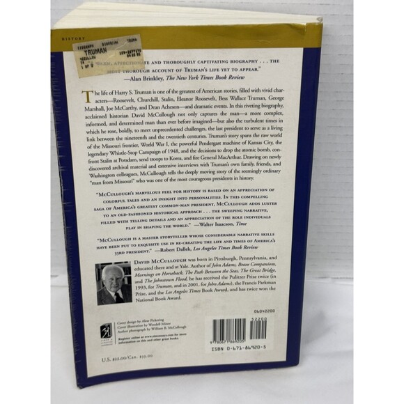 Truman by David McCullough (1993, Trade Paperback) - Picture 4 of 6